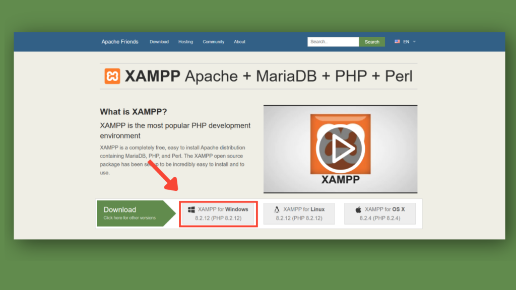 install WordPress locally -xampp